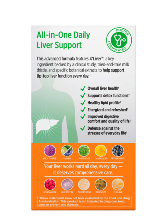 Doctors' Preferred Liver Plus Revive And Restore, Formula Avansata Pentru Detoxifierea Si Regenerarea Ficatului, 60 Cps [2]