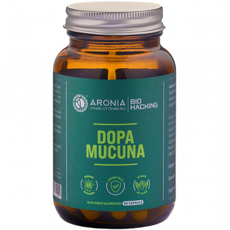 Suplimente alimentare - Dopa Mucuna 500 mg — 60 capsule cu beneficii pentru buna dispoziție, funcțiile cognitive și performanța sexuală  |  Bio Hacking
