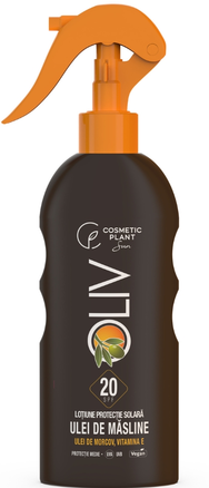 Cosmetice - Emulsie pentru plajă SPF 20 Oliv Sun, 200 ml, Cosmetic Plant - protecție UVA/UVB și bronz uniform