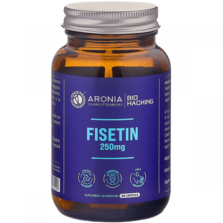 Capsule/comprimate/siropuri - Fisetin 250 mg ( beneficii pentru longevitate, creier, piele și energie) * 60 cps