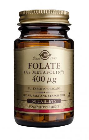 Capsule/comprimate/siropuri - Folate (ca Metafolin) 1000mcg 60tb SOLGAR