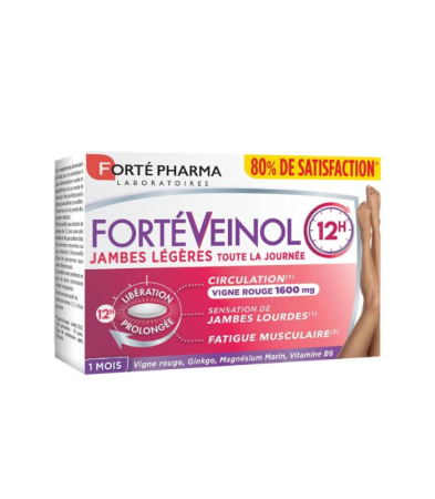 Inimă & circulație - ForteVeinol 12H x 30 cpr Forte Pharma