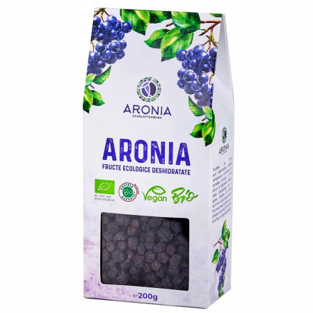 Suplimente alimentare - Fructe Uscate de Aronia ECO 200G (RO-ECO-029)