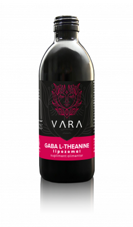 Suplimente alimentare - Gaba L-theanine Lipozomal -formula Premium - Drogheria Vara - 250 ml -Cirese(Anxietati/Atac de panica/ADHD/Burnout/Insomnii)