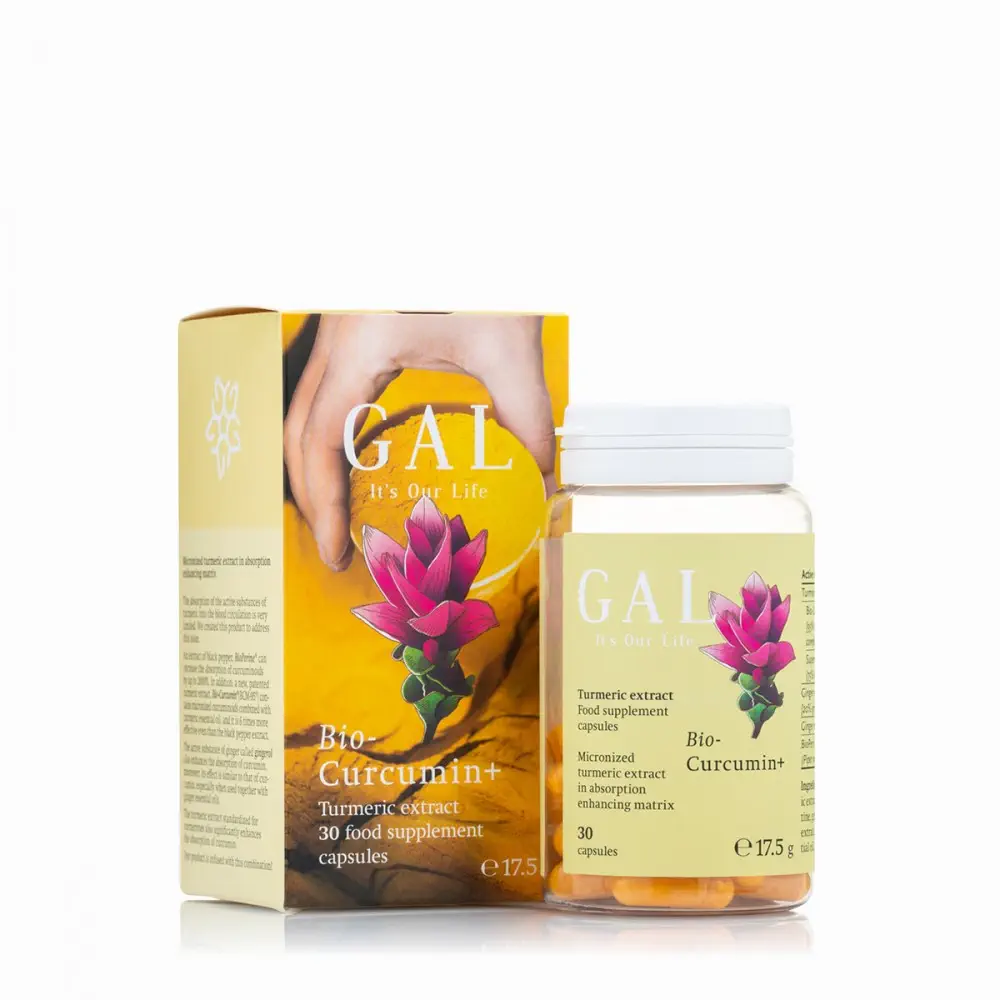 Sistem osteo-articular - Curcumina + BIO ,GAL 225 mg x 30 caps