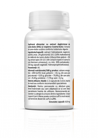 GastriHelp(gastrita,ulcer,Prevenirea recurentei infectiilor cu Helicobacter pylori) * 30 cps [1]