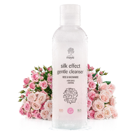 Cosmetice - Gel de Curățare cu Trandafir și Niacinamide, Silk Effect Gentle Cleanser - 200ml