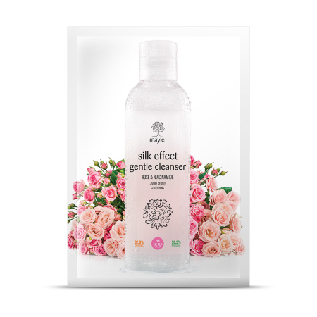Cosmetice - Gel de Curățare cu Trandafir și Niacinamide, Silk Effect Gentle Cleanser - 3ml - MOSTRĂ