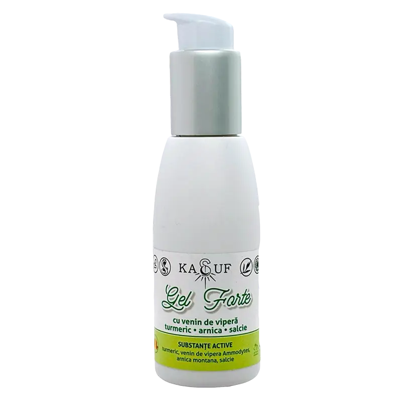 Afectiuni Frecvente - Gel Forte KASUF cu Venin de Vipera, Turmeric, Arnica, Salcie 100ml