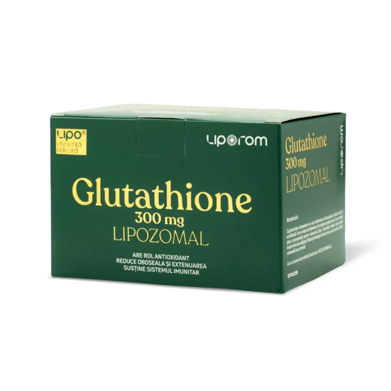 Ficat & detox - Glutathione lipozomal 300mg, 30 plicuri, Liporom