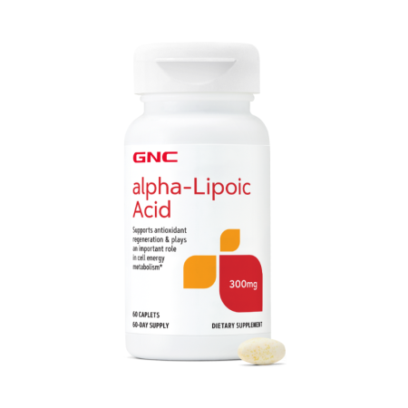 Afectiuni Frecvente - Gnc Alpha-lipoic Acid 300 Mg, Ala Acid Alfa Lipoic, 60 Tb