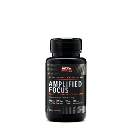 Suplimente alimentare - Gnc Amp Amplified Focus, Supliment Pentru Concentrare Si Claritate Mentala, 60 Tb