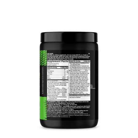 Gnc Amp Amplified Greens Superfoods Performance Blend, Ameste De Super Alimente Verzi Cu Aroma De Limonada Racoritoare, 282.6 G [1]