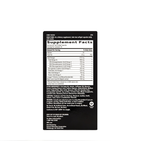 Gnc Amp Complete Omega, Acizi Grasi Omega, 60 Cps  [1]