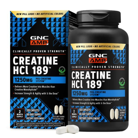Gnc Amp Creatine Hcl 189, Creatina Hidroclorid Cu Administrare Si Absorbtie Rapida, 120 Tb [2]