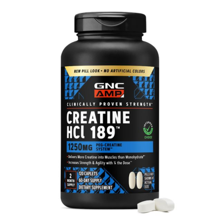 Gnc Amp Creatine Hcl 189, Creatina Hidroclorid Cu Administrare Si Absorbtie Rapida, 120 Tb [1]
