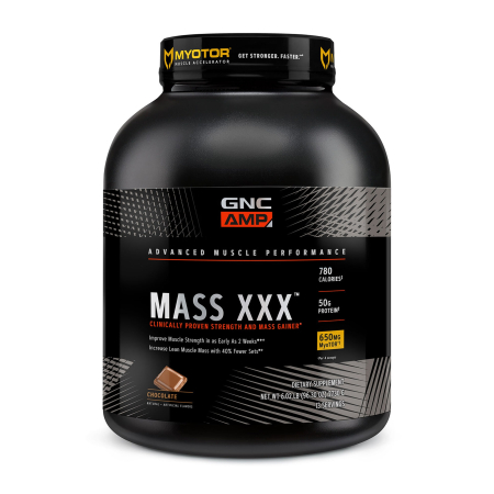 Suplimente alimentare - Gnc Amp Mass Xxx, Gainer Proteic Cu Aroma De Ciocolata, 2730 G