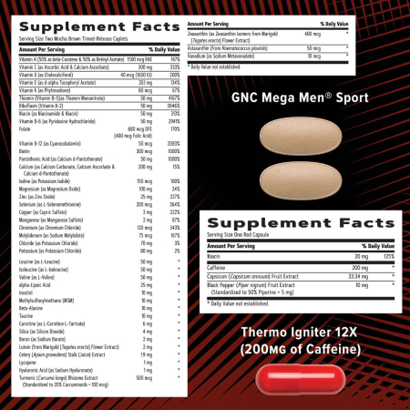 Gnc Amp Men's Ripped Vitapak Program Complex De Multivitamine Pentru Barbati, 30 Pachetele [4]