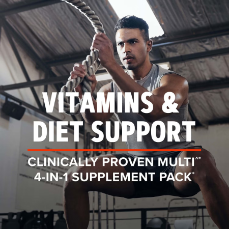 Gnc Amp Men's Ripped Vitapak Program Complex De Multivitamine Pentru Barbati, 30 Pachetele [1]