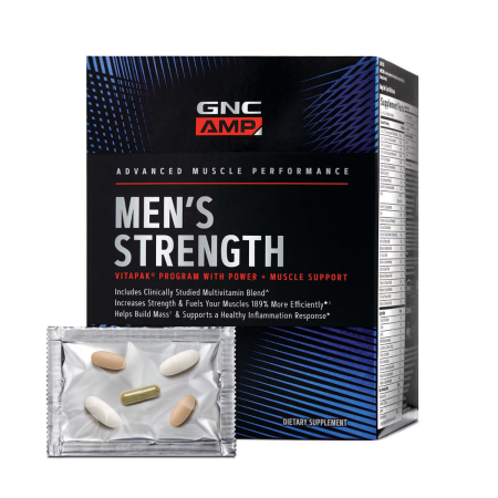 Suplimente alimentare - Gnc Amp Men's Strength, Formula Pentru Cresterea Masei Musculare,  30 Pachete
