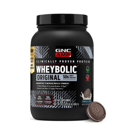 Afectiuni Frecvente - Gnc Amp New Wheybolic, Proteina Din Zer, Studiata Clinic, Cu Aroma De Biscuiti Cu Crema, 828,2 G