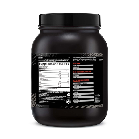 Gnc Amp Pure Isolate, Proteina Izolata Din Zer, Cu Aroma De Capsuni, 882 G [1]