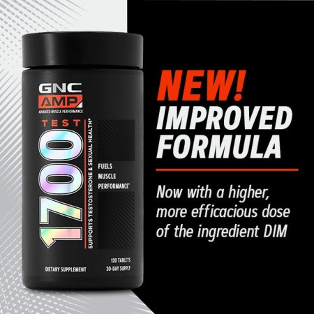 Gnc Amp Test 1700, Suport Pentru Sanatatea Sexuala Si Stimularea Testosteronului,120 Tb [1]
