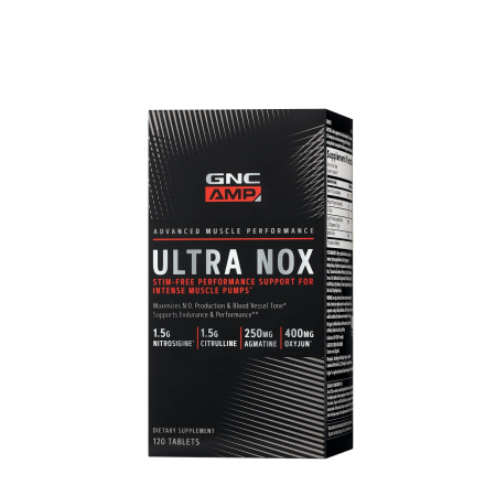 Suplimente alimentare - Gnc Amp Ultra Nox, Formula Pentru Pompare Musculara Si Oxid Nitric, 120 Tb