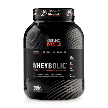 Suplimente alimentare - Gnc Amp Wheybolic, Proteina Din Zer, Cu Aroma De Vanilie, 1300  G
