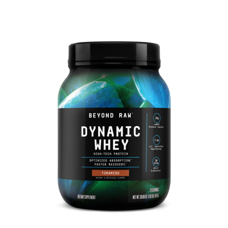 Suplimente alimentare - Gnc Beyond Raw Dynamic Whey Tiramisu, Proteina Din Zer Cu Aroma De Tiramisu, 875 G