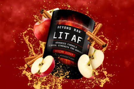 Gnc Beyond Raw Lit, Formula Pre-workout, Cu Aroma De Spiced Cider , 414 G [10]