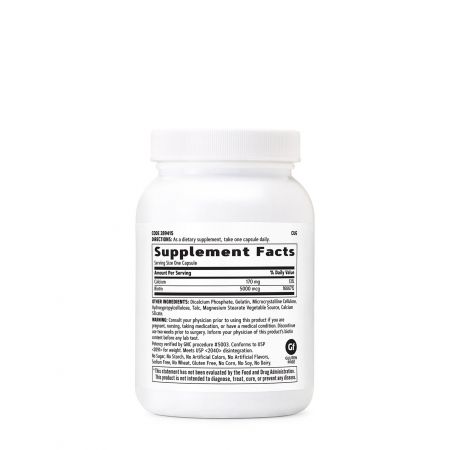 Gnc Biotin 5000 Mcg, Biotina, 120 Cps [1]