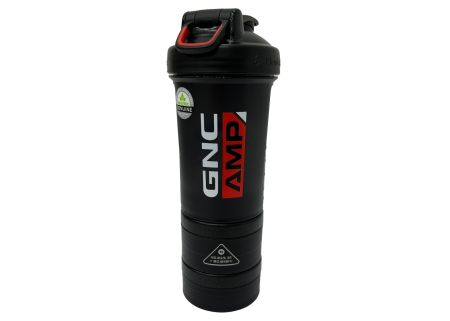 Suplimente alimentare - Gnc Blender Bottle Shaker Cup V2, Prostak Compartiment Pentru Suplimente, 450 Ml