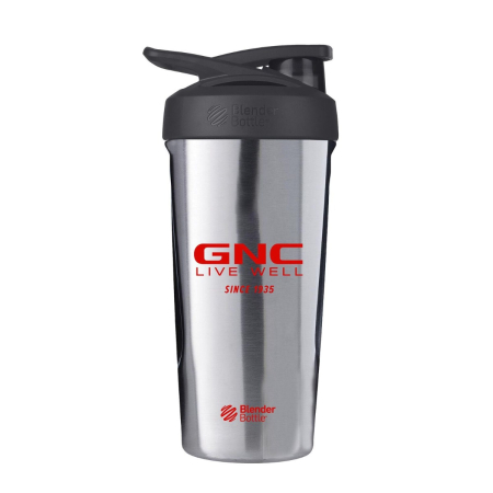 Suplimente alimentare - Gnc Blender Bottle Shaker Strada, Din Inox, 700 Ml