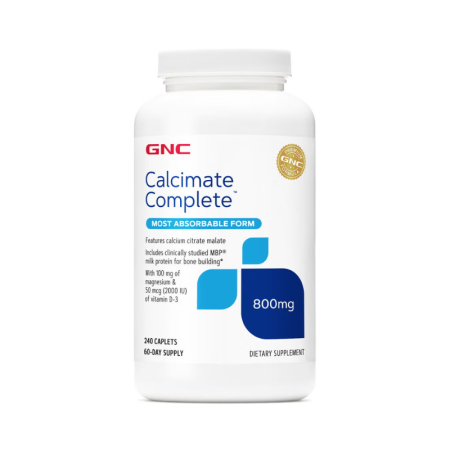 Afectiuni Frecvente - Gnc Calcimate Complete, Calciu Citrat Malat, 240 Tb