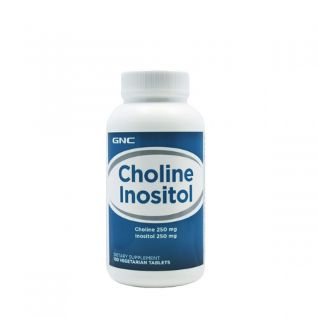 Capsule/comprimate/siropuri - Gnc Choline Inositol, Colina 250 Mg Si Inozitol 250 Mg, 100 Tb