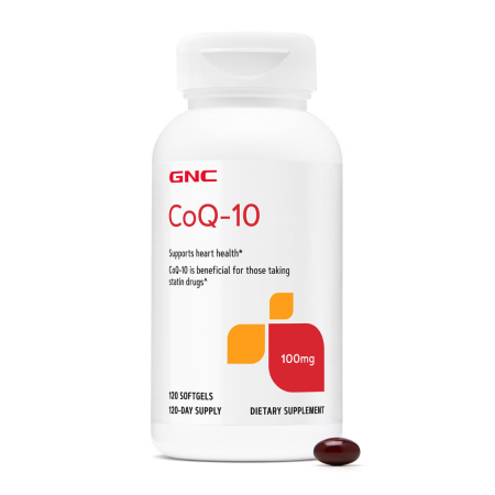 Afectiuni Frecvente - Gnc Coenzima Q-10 Naturala 100 Mg, 120 Capsule Gelatinoase