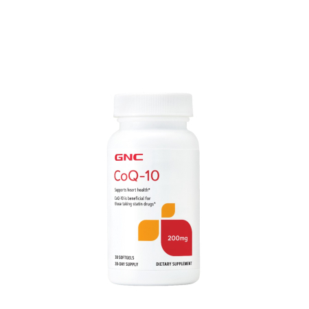 Suplimente alimentare - Gnc Coenzima Q-10 Naturala 200 Mg, 30 Cps