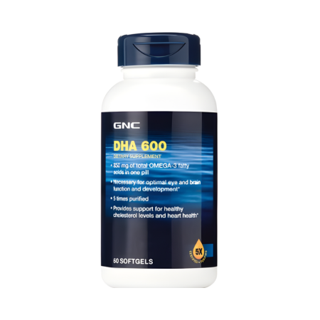 Afectiuni Frecvente - Gnc Dha 600, Acizii Grasi Dha Omega-3, 60 Cps