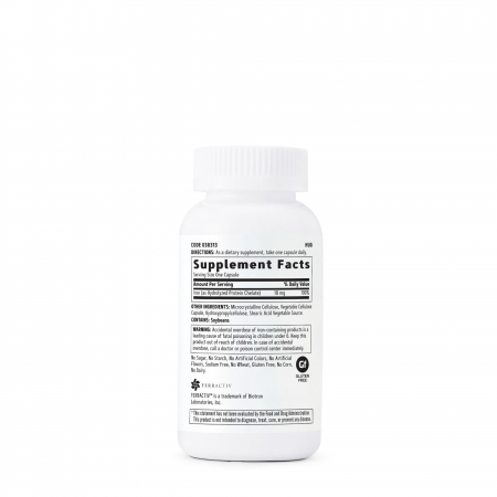 Gnc Gentlesorb Iron 18 Mg, Fier Cu Absorbtie Usoara 18 Mg , 90 Cps [1]