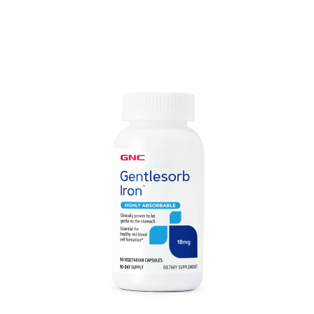 Sistem imunitar - Gnc Gentlesorb Iron 18 Mg, Fier Cu Absorbtie Usoara 18 Mg , 90 Cps