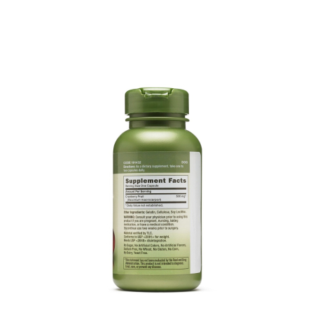 Gnc Herbal Plus Cranberry Fruit 500 Mg, Extract Din Fruct De Merisor, 100 Cps [1]