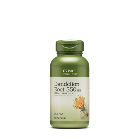 Suplimente alimentare - Gnc Herbal Plus Dandelion Root 550 Mg, Radacina De Papadie, 100 Cps