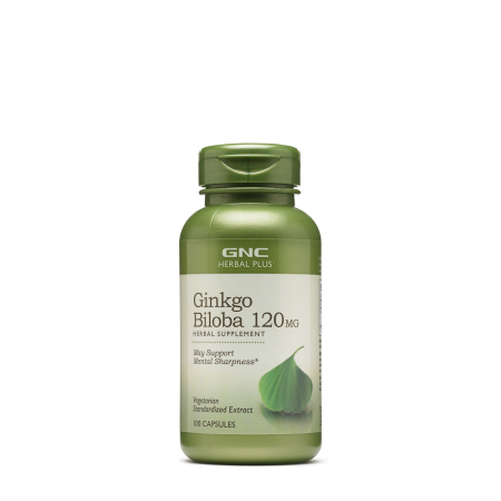Suplimente alimentare - Gnc Herbal Plus Ginkgo Biloba 120 Mg, 100 Cps