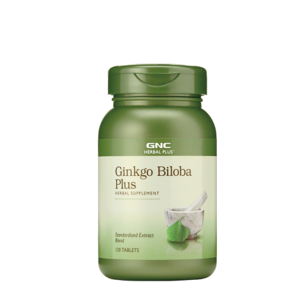Inimă & circulație - Gnc Herbal Plus Ginkgo Biloba Plus, 120 Tb