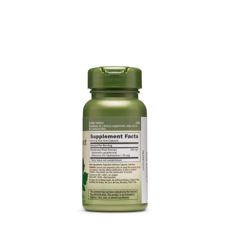 Gnc Herbal Plus Goldenseal Root 200 Mg, Extract Standardizat De Gentiana, 50 Cps [1]