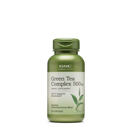 Gnc Herbal Plus Green Tea Complex 500 Mg, Complex De Ceai Verde, 100 Cps [0]