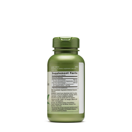 Gnc Herbal Plus Green Tea Complex 500 Mg, Complex De Ceai Verde, 100 Cps [1]