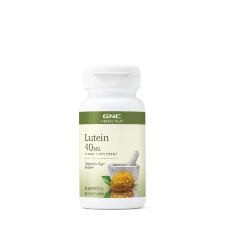 Suplimente alimentare - Gnc Herbal Plus Lutein, Luteina 40 Mg, 30 Cps