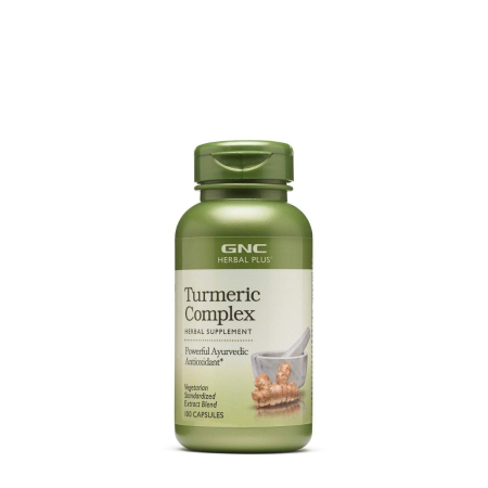 Suplimente alimentare - Gnc Herbal Plus Turmeric Complex, Complex Cu Turmeric Curcumin, 100 Cps